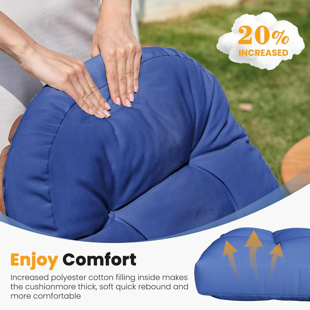Amopatio Outdoor Adirondack Chair Cushions Set of 2
