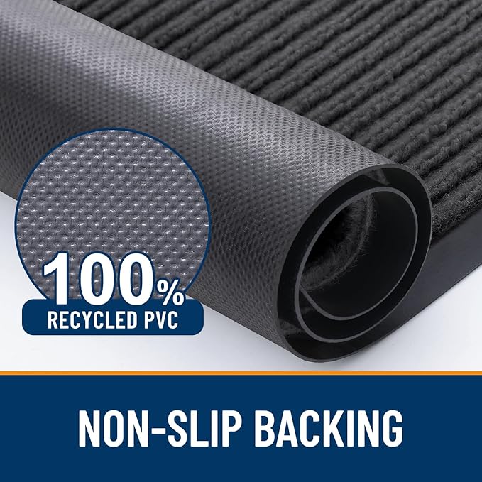 OLANLY Front Door Mat Indoor Outdoor Entrance, Waterproof Heavy Duty Doormat ...