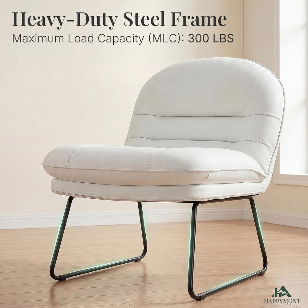 Saucer Chair, Small Foldable Floor Chair, PU Leather