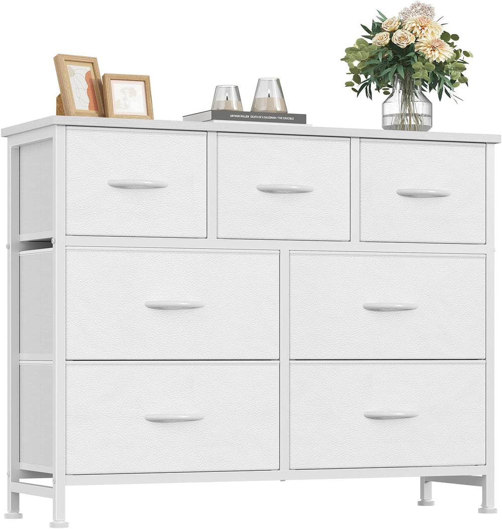 Fabric Dresser for Bedroom with 7 Drawers, Chest of Drawers