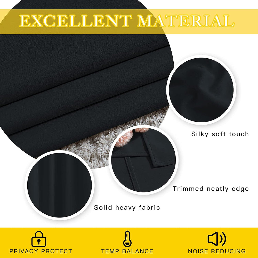 NICETOWN Blackout Curtain for Sliding Door, Patio Door Curtains, Thermal Insu...