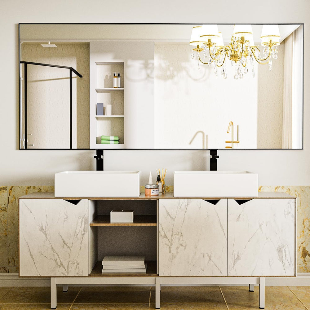 BEAUTYPEAK Full Length Mirror, 71"x26" Standing Hanging or Leaning ...