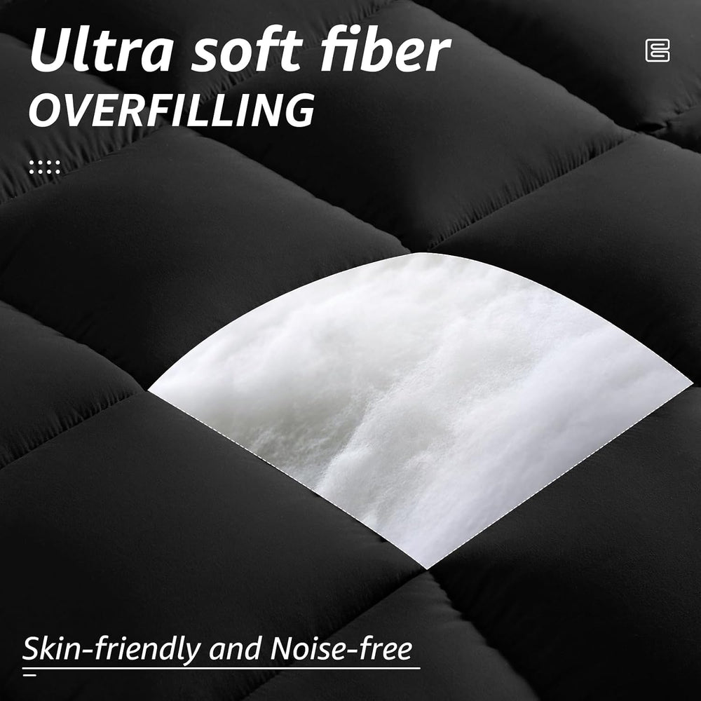 All Season Full Size Bed Comforter - Cooling Down Alternative Quilted Duvet I...