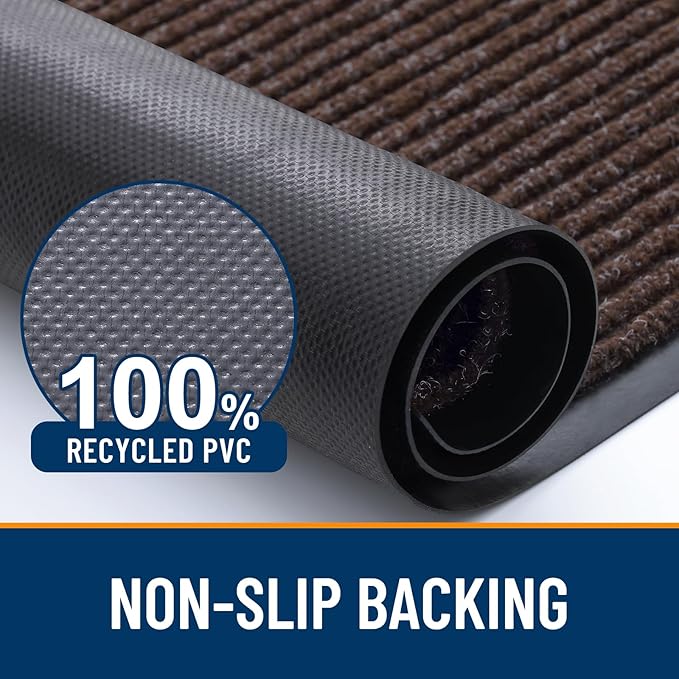 OLANLY Front Door Mat Indoor Outdoor Entrance, Waterproof Heavy Duty Doormat ...