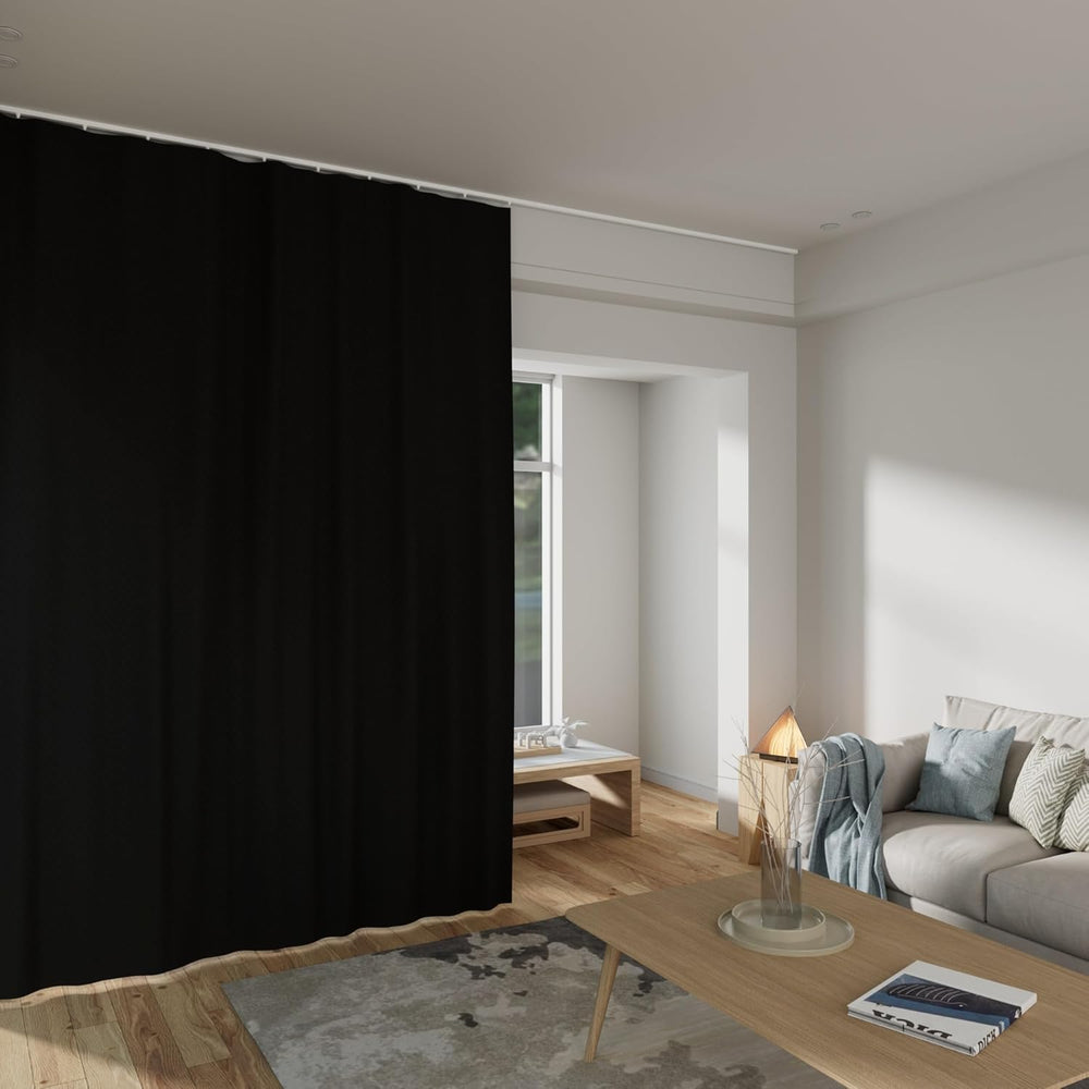 MaKefeile Room Divider Curtains Total Blackout Privacy Curtain Panel Room The...