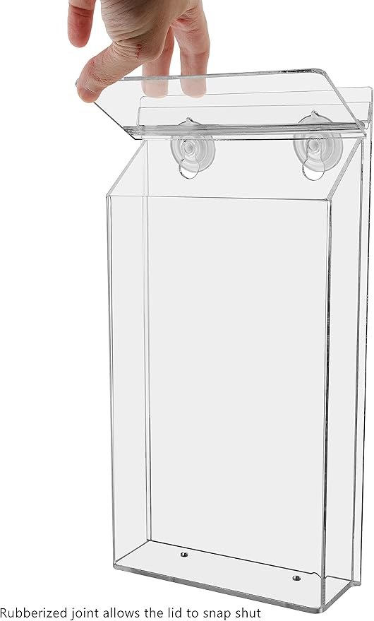 Suction Cup Outdoor Brochure Holder