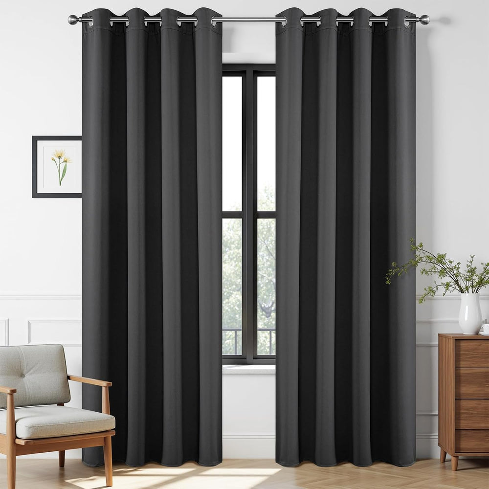 Joydeco Blackout Curtains 95 Inch for Bedroom, Thermal Insulated 52 x 95 Long...