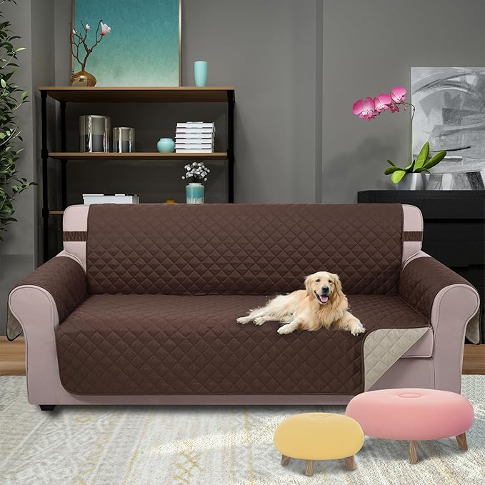 U-NICE HOME Reversible Sofa Cover Couch Cover