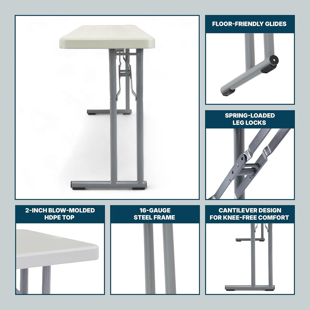 OEF Furnishings OEFBT-SEM1860 Commercial-Grade Premium Industrial Seminar Fol...