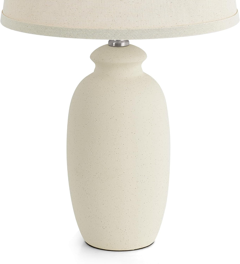 22.75" Ceramic Table Lamps Set of 2,Nightstand Lamps Bedside Lamps