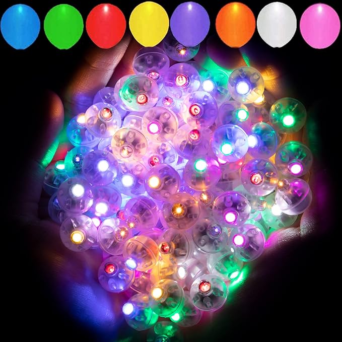 Aogist 200pcs 10-Colors Mini Lights with Hook,Long Standby Time Waterproof LE...