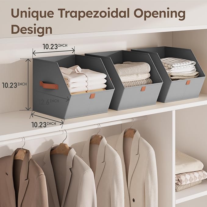 Homsorout Fabric Closet Storage Cubes