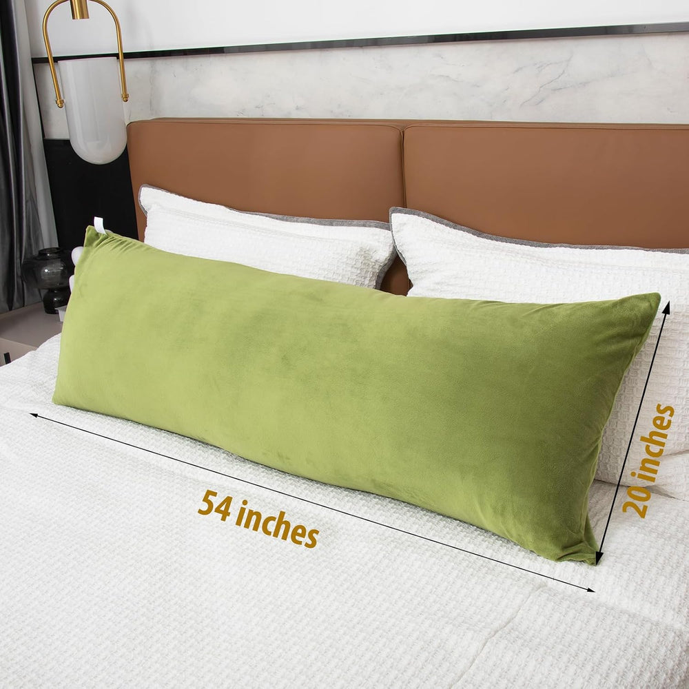 1 MIDDLE ONE Body Pillow, Memory Foam Body Pillows for Adults Sleeping, Long ...