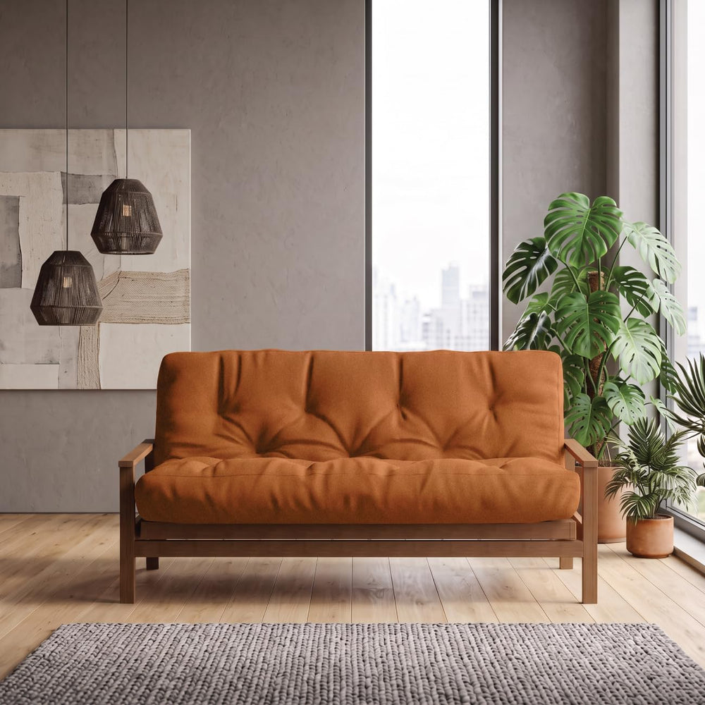 Loosh Home |10" Full Size Futon Sofa Bed Memory Foam Mattress - USA Made...