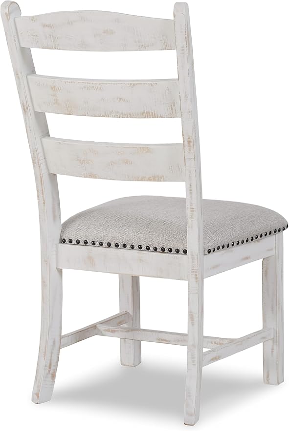 Signature Design by Ashley Valebeck Farmhouse Cushioned Dining Chair, 2 Count...