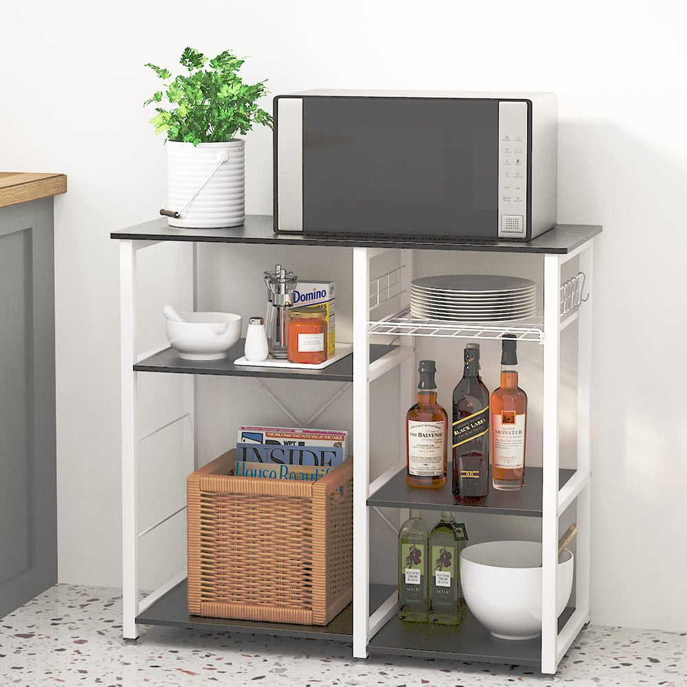 sogesfurniture 3-Tier Kitchen Baker's Rack Utility Shelf Microwave Stand ...