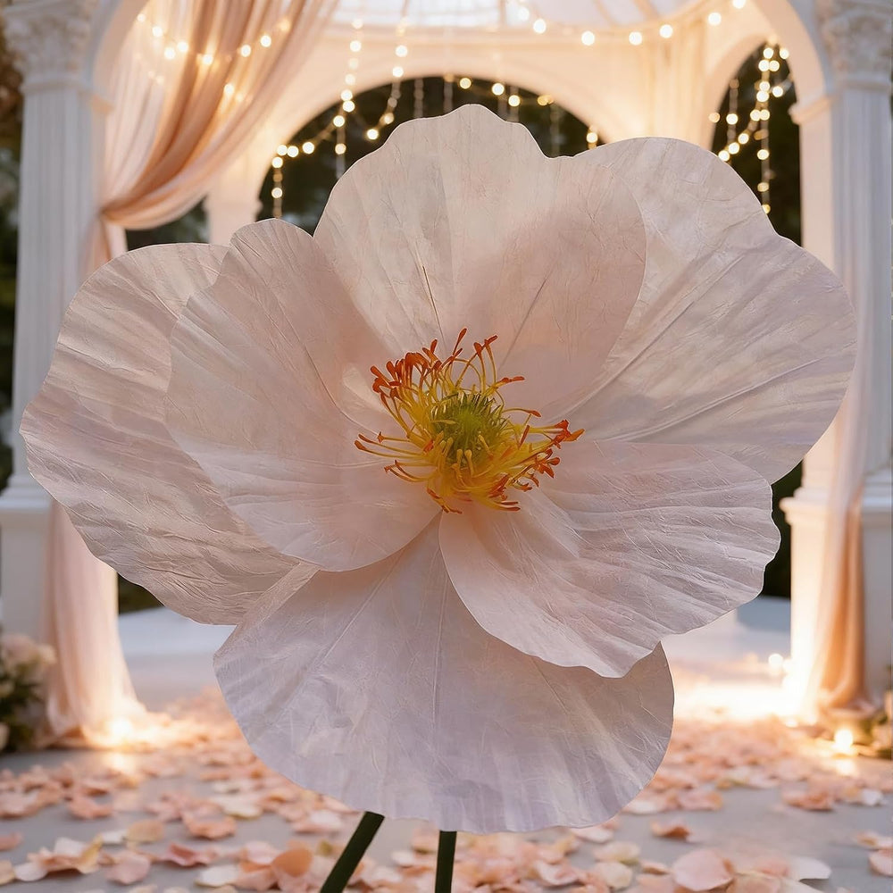 Giant Artificial Flowers for Decoration with Stand,Large Floor Standing Paper...