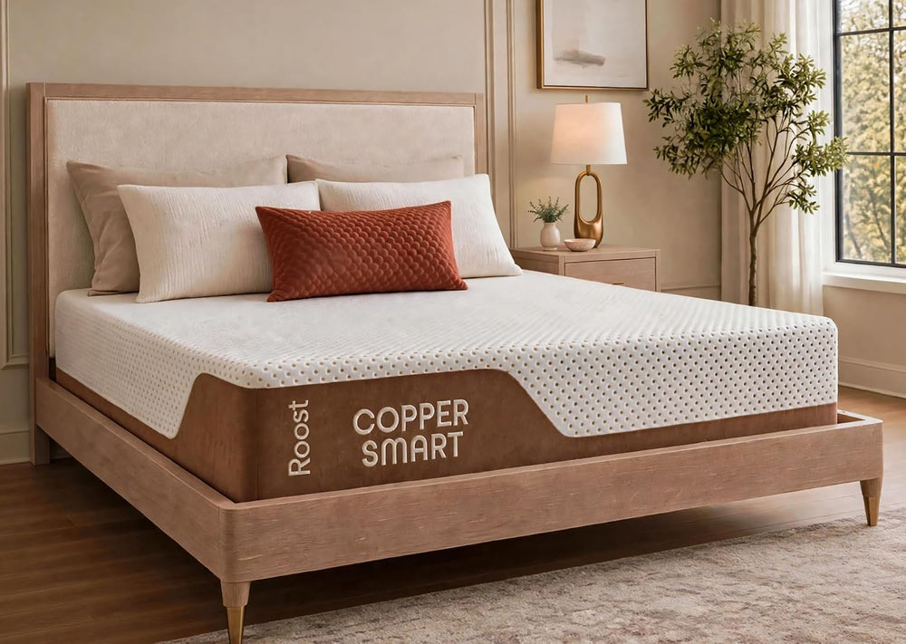 Copper Smart Cooling Hybrid Mattress, Cal King 14 Inch, Medium
