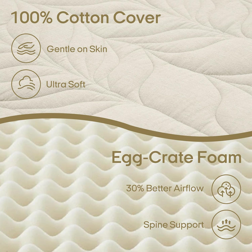 ZonLi Japanese Floor Mattress Futon Mattress Full Size 4 Inch Thick