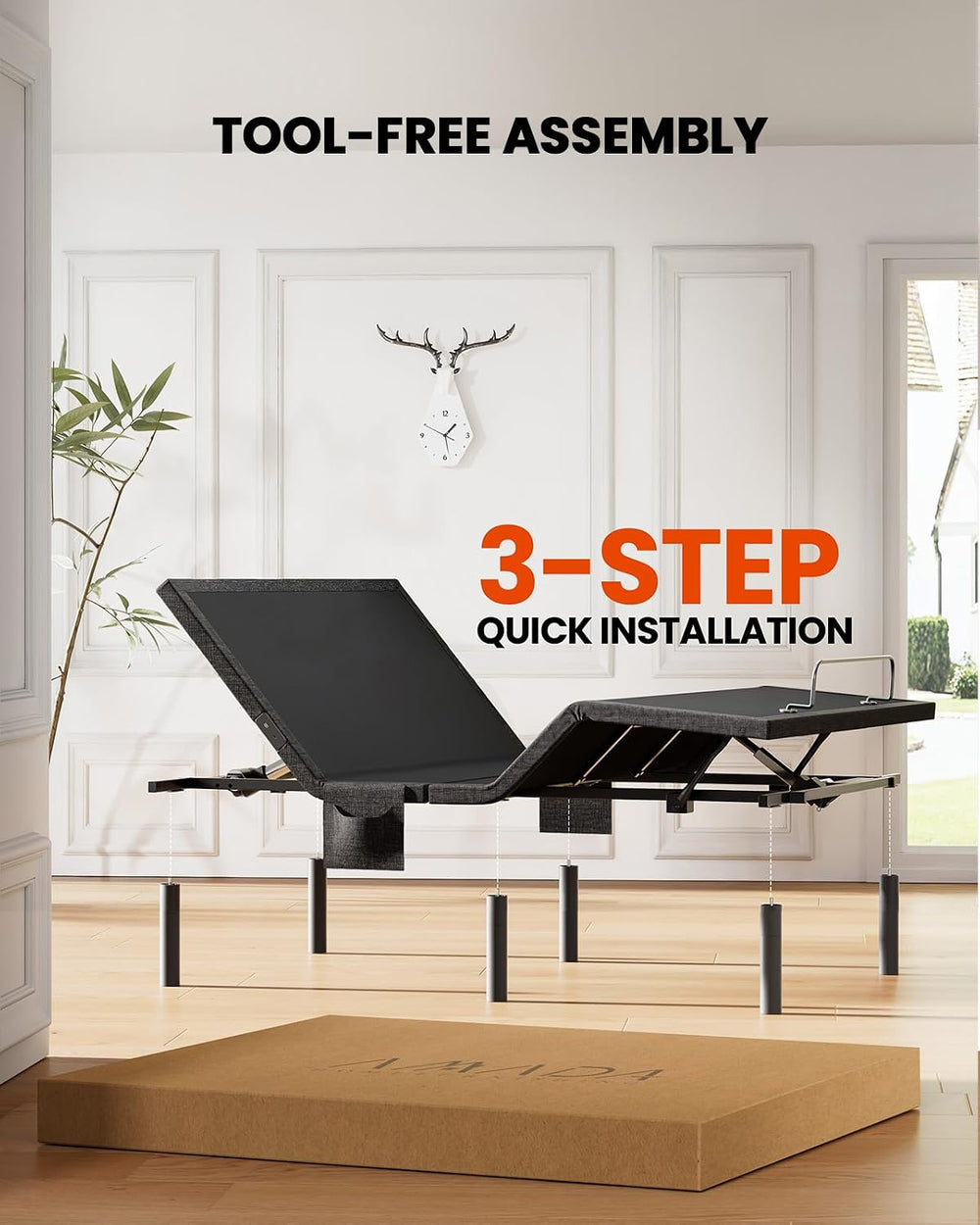 Amada Full Adjustable Bed Frame with Massage and Zero Gravity