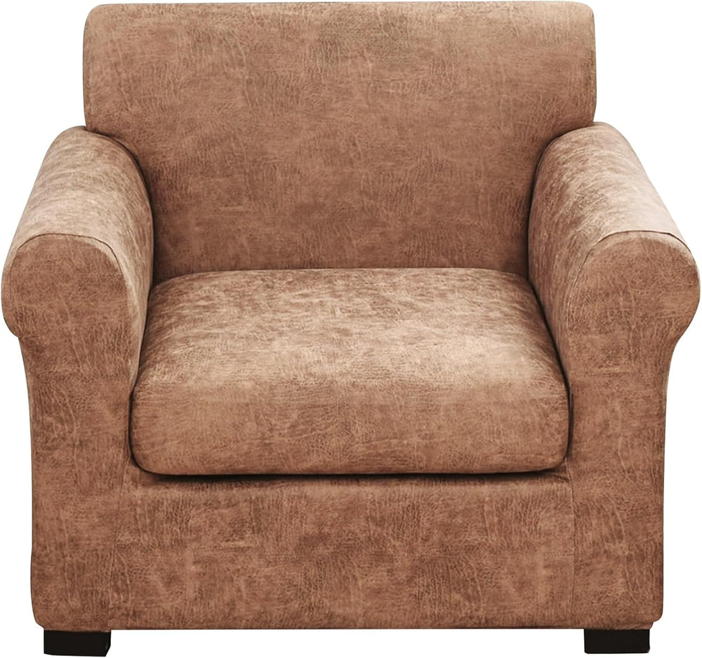 FUANGUI 2 Piece Chair Covers Armchair Arm Covers Chair Couch Covers