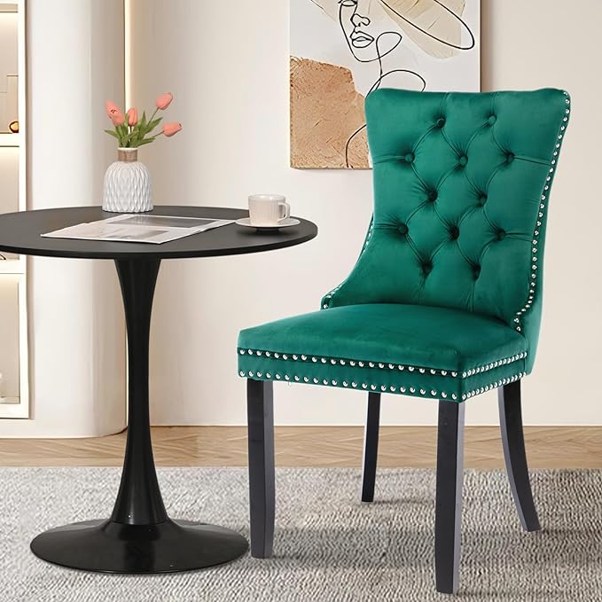 SoarFlash Kitchen Table and Chairs for 2, 31.5" Dining Table Set for 2 w...