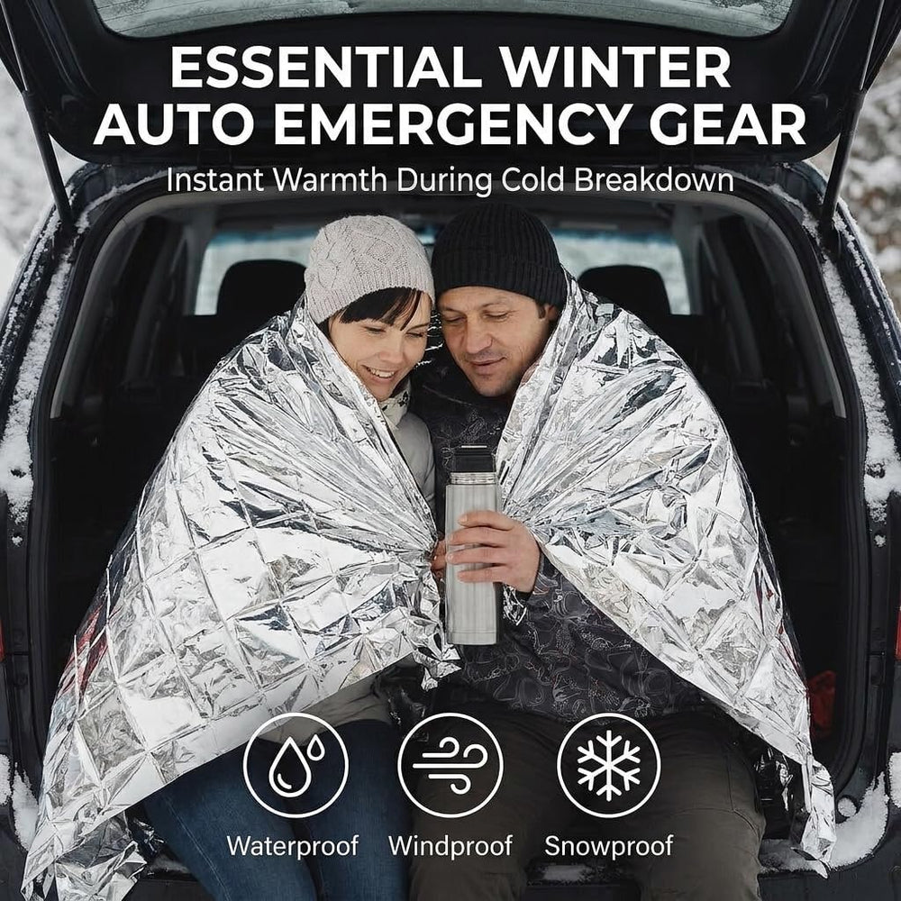 Emergency Blanket for Camping & Survival 30 Packs, 84" L x 52" ...