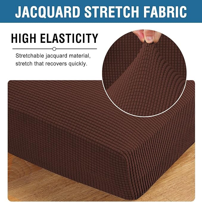 H.VERSAILTEX Super Stretch Individual Chaise Cover Sectional Couch Covers