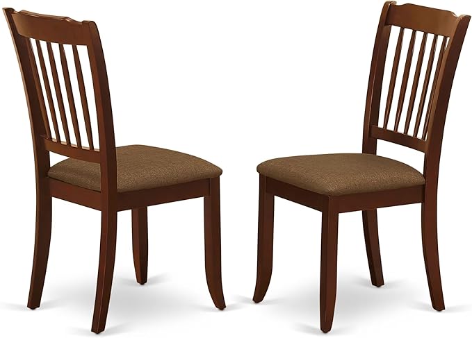 East West Furniture MZDA5-MAH-C 5 Piece Kitchen Table Set for 4 Includes a Re...