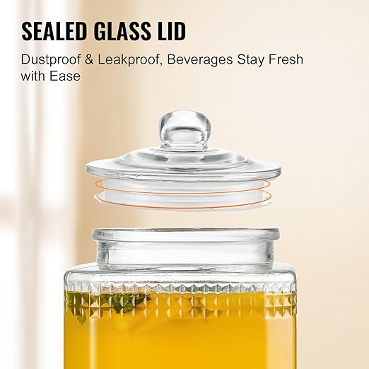 VEVOR Beverage Dispenser, 1.5 Gallon Drink Dispensers