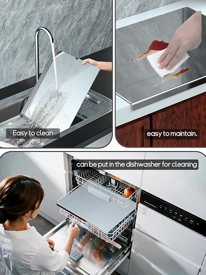 Titanium Cutting Boards for Kitchen,Titanium Cutting Board Large, Dishwasher