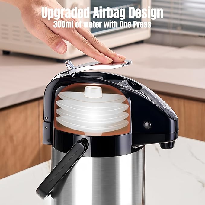 PARACITY Upgraded Airpot Coffee Carafe