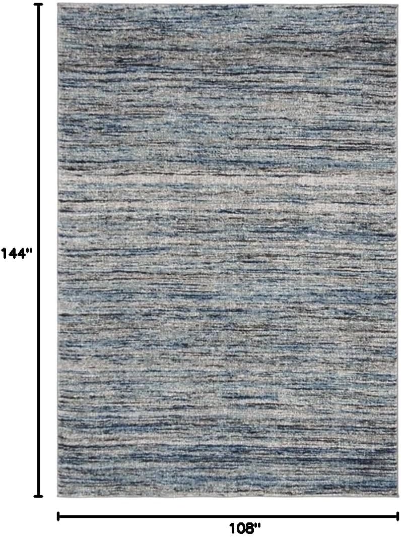 SAFAVIEH Galaxy Collection Area Rug - 9' x 12', Blue & Grey, Mode...