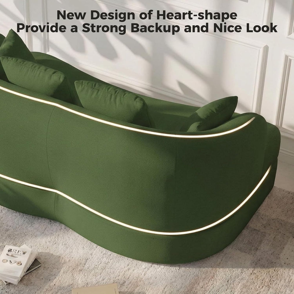 70" Convertible Sofa Bed, Chenille Boneless Comfortable Sleeper Futon