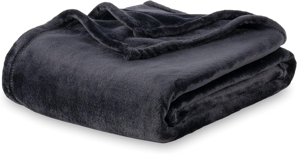 Berkshire Blanket Classic VelvetLoft® Solid Bed Blanket Queen Size,Lightweigh...