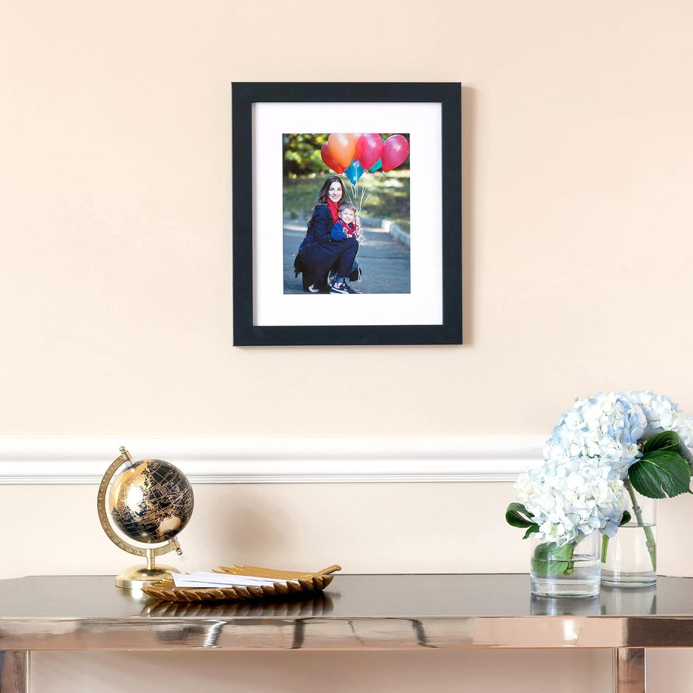 ArtToFrames 11x24 Inch Black Picture Frame, This 1.2500 Inch Custom Poster Fr...