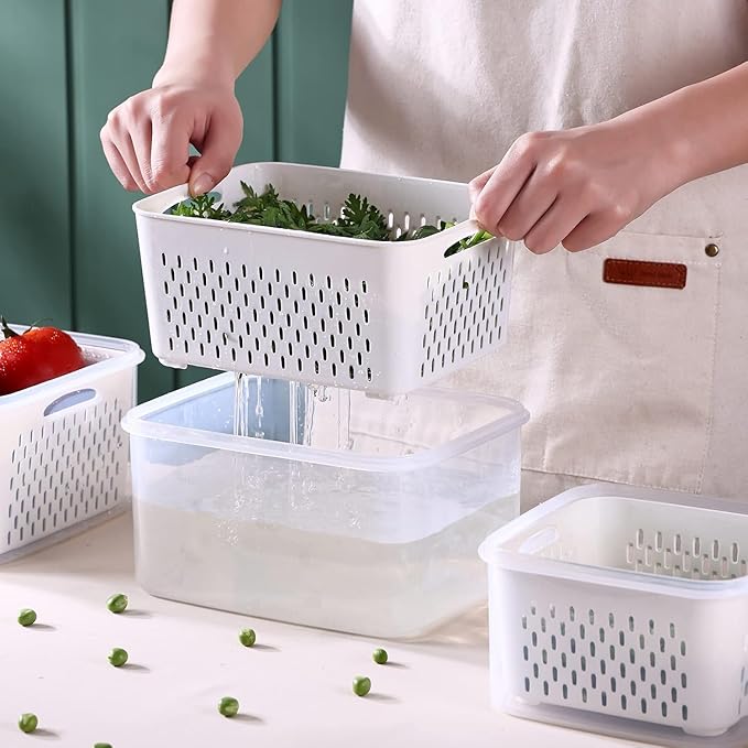 Large Fridge Food Storage Container Set