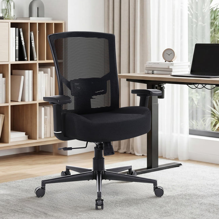 500lbs Big and Tall Office Chair with Adjustable Lumbar Support