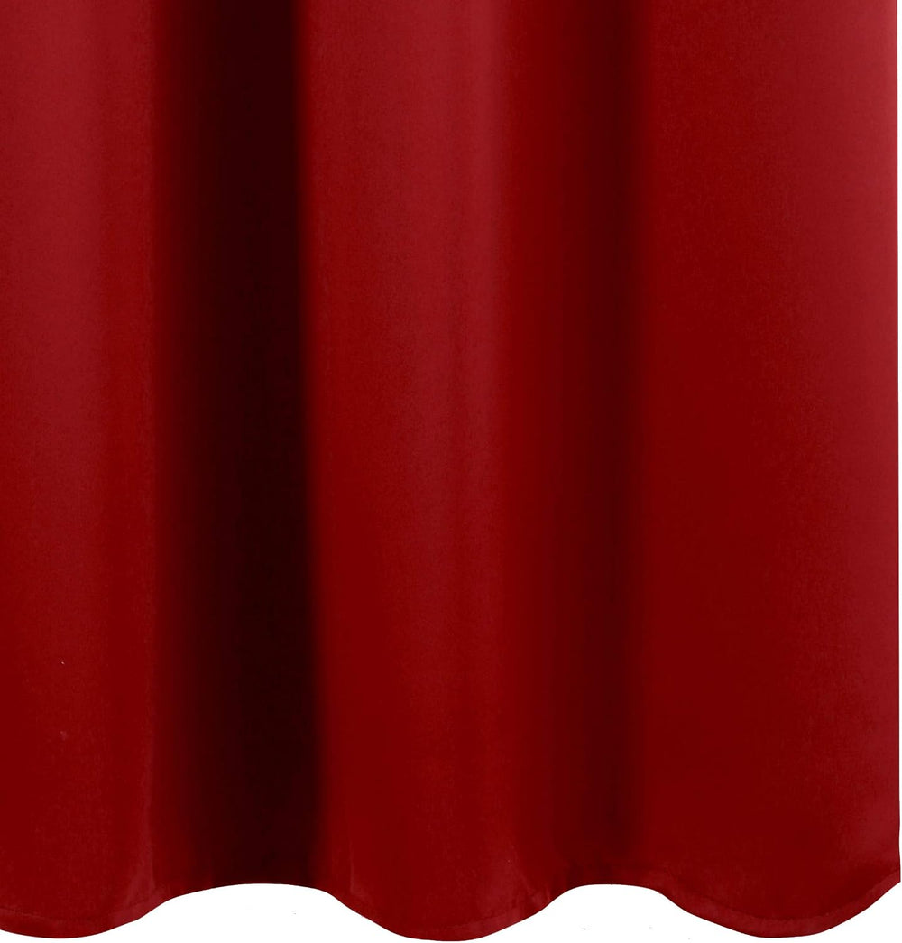 Red Curtains 52 x 84 Inch Long/Blackout Curtains Set of 2 Panels/Room Darkeni...