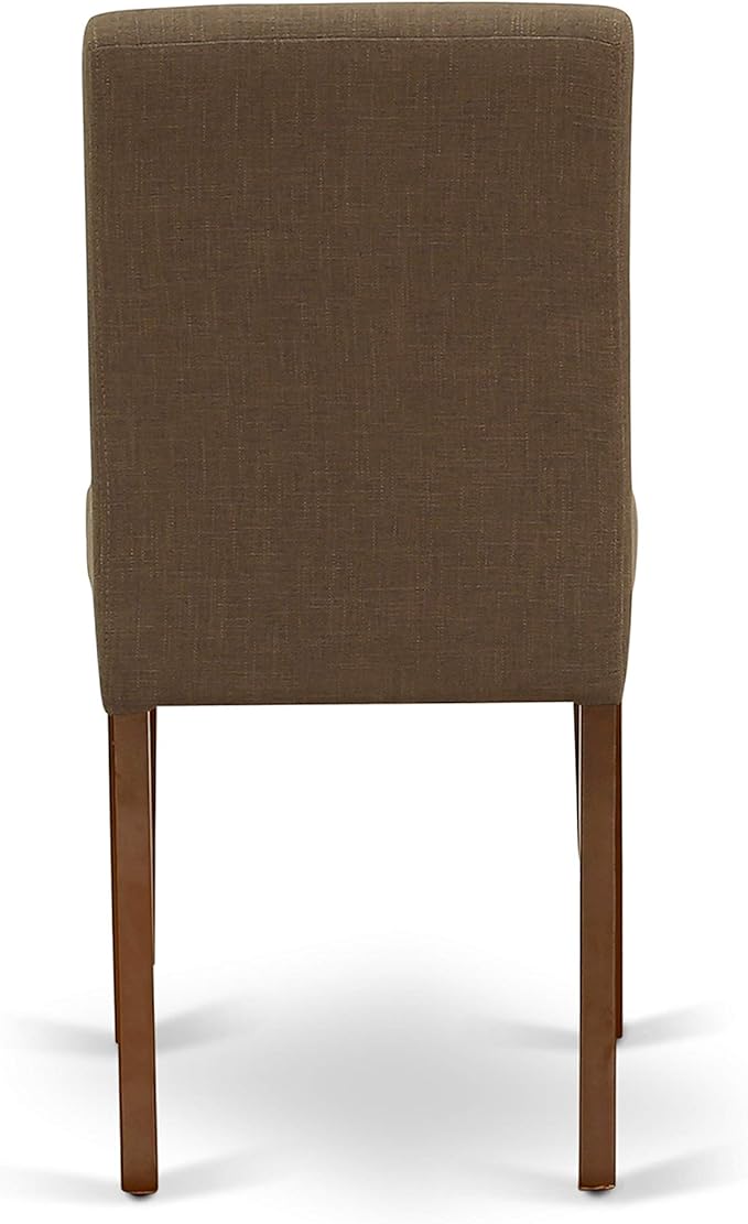 East West Furniture DUAB5-MAH-18 5 Piece Dining Set Includes a Rectangle Dini...