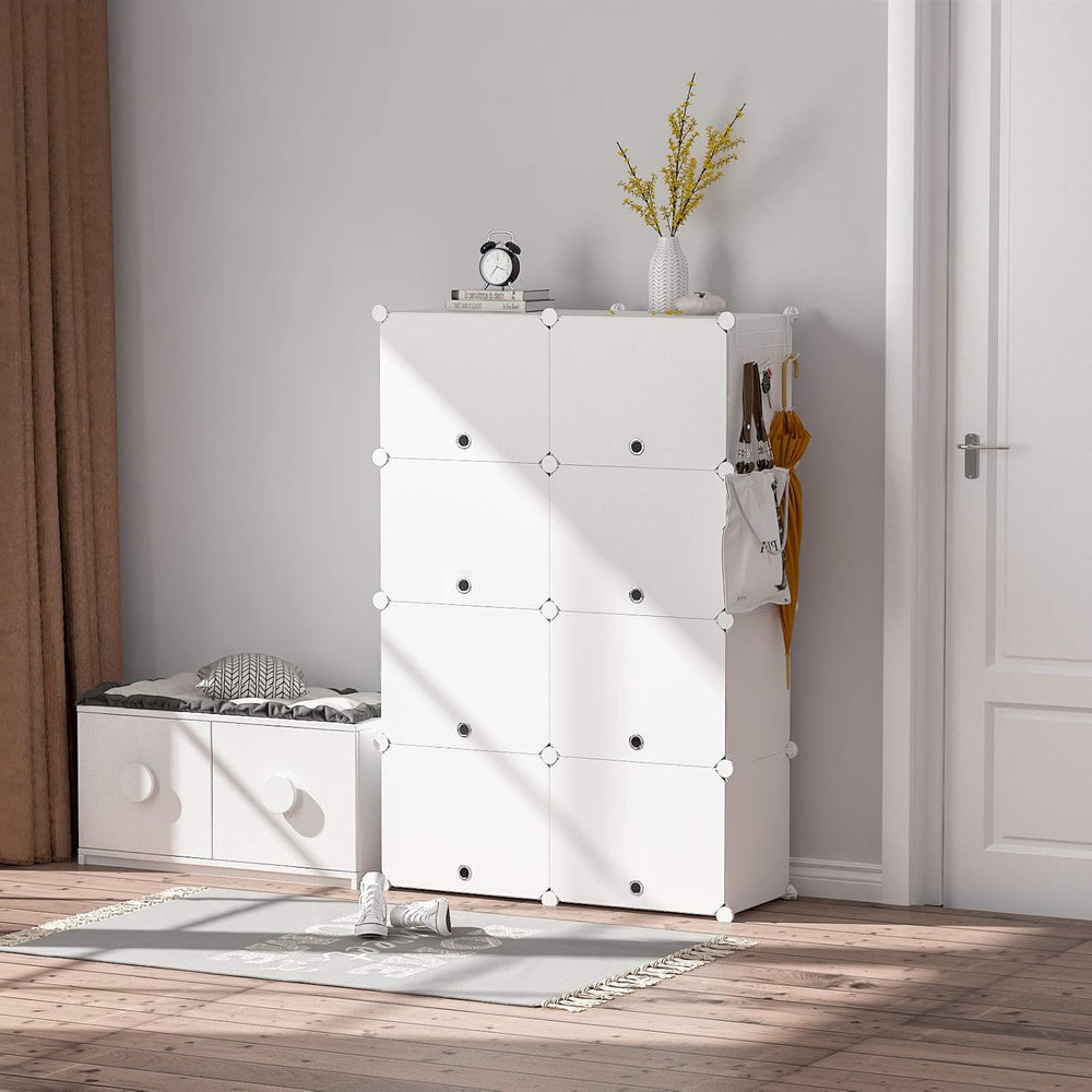 HOMIDEC Shoe Rack, 6 Tier Shoe Storage Cabinet 24 Pair Plastic Shoe Shelves O...