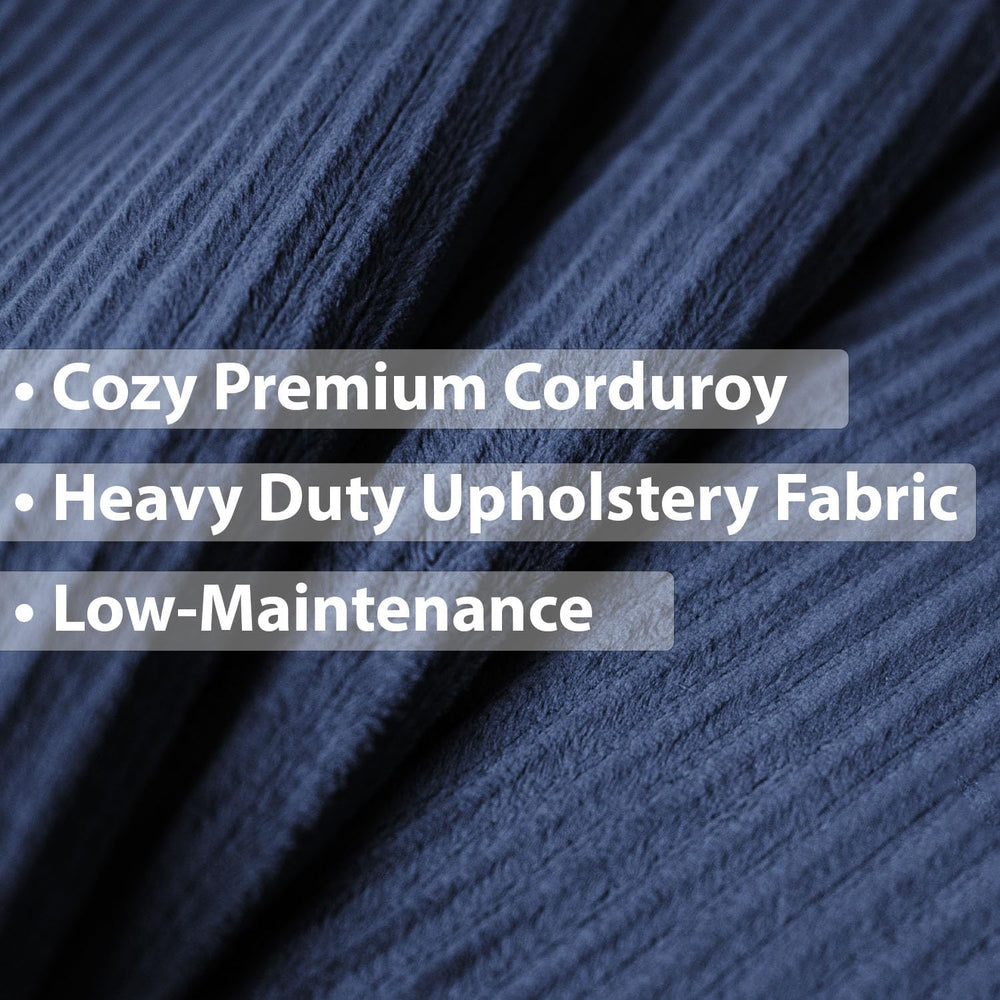 FoammaUSA Premium Corduroy Futon Couch Mattress – Made in USA 6-Inch Memory F...