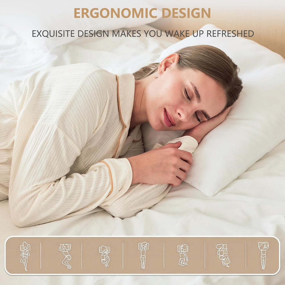 Obruosci Luxury Throw Pillow Inserts, Pack of 6, 20 x 20 inches Hypoallergeni...