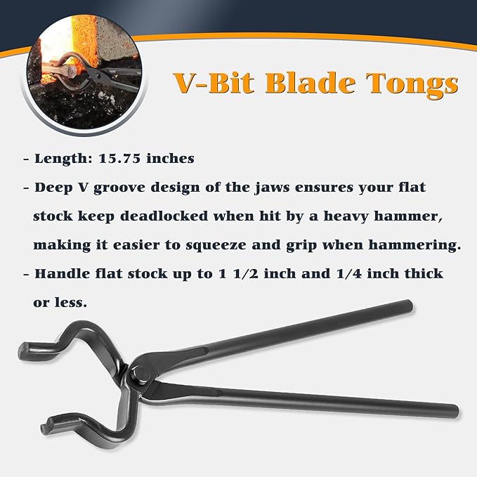 Blacksmith Tongs Set