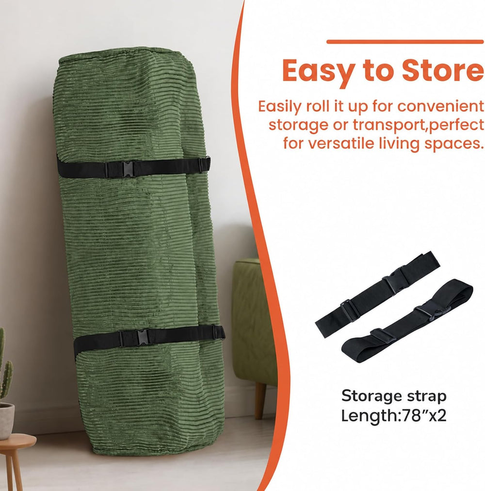 Erament 8 Inch Futon Mattress Full Size, Futons Sofa Bed Convertibel Sleeper ...