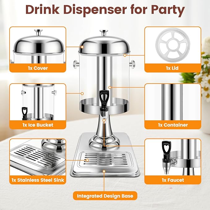 2.2 Gallon Beverage Dispenser