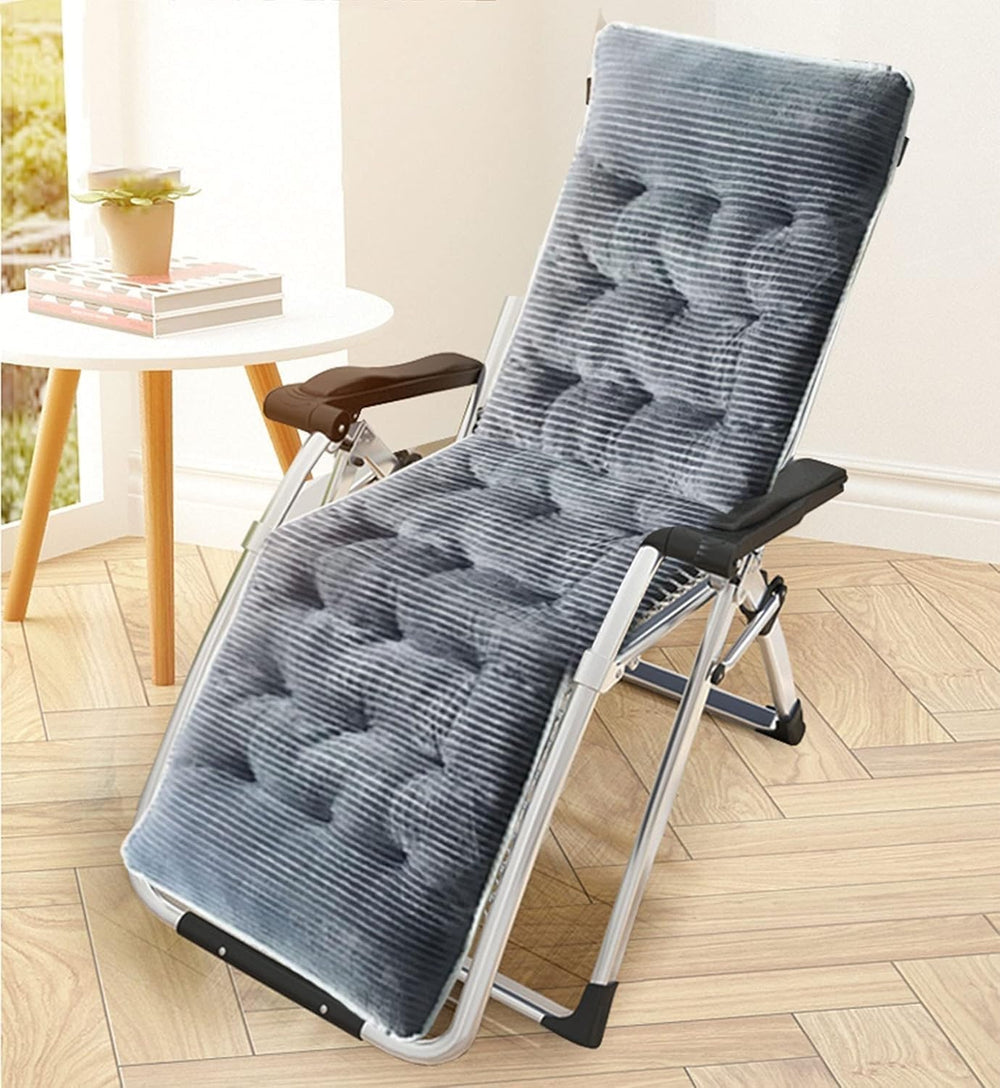 Padded Gravity Lounge Chair Wider Armrest Adjustable Recliner with Cup Holder...