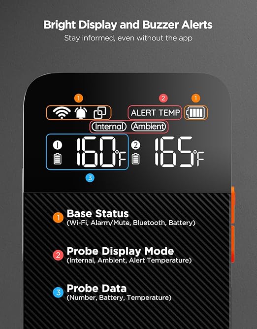 GoveeLife Smart Wireless Meat Thermometer 2 Probes