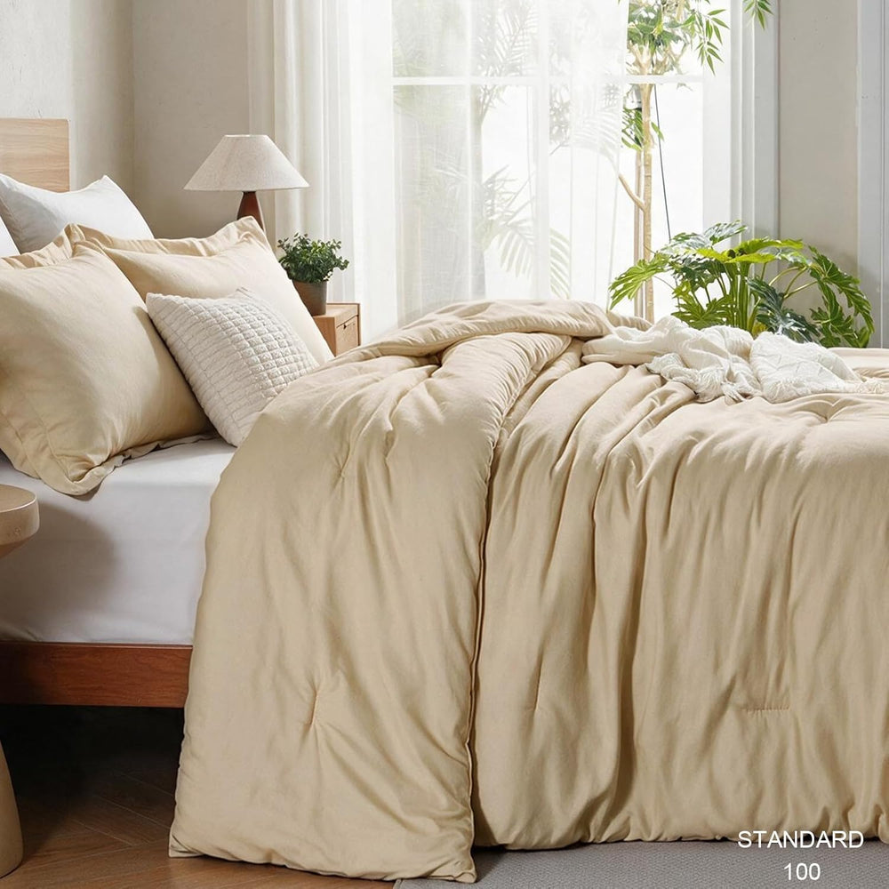 Homelike Moment Queen Comforter Set 3 Piece, Lightweight Soft Bed Sets