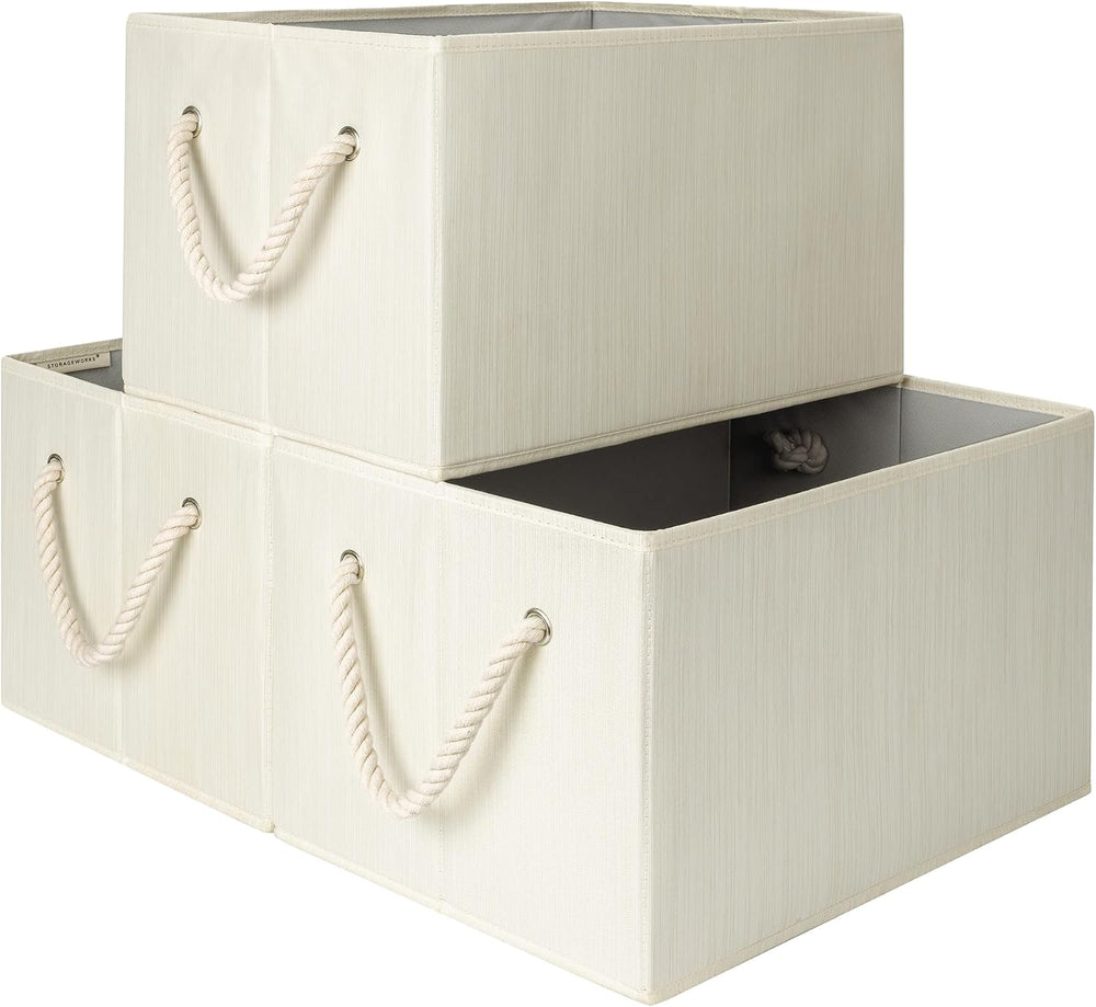 StorageWorks Collapsible Storage Bins, Closet Organizer Bins